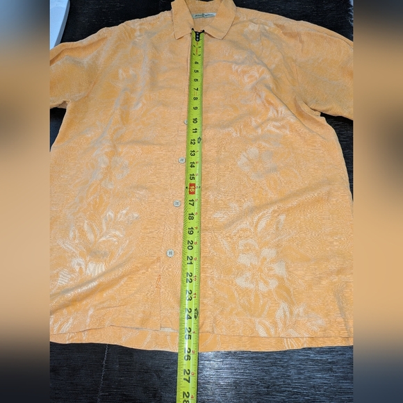 Tommy Bahama Orange Casual Silk Button Down Shirt. GUC Size small - Picture 16 of 16